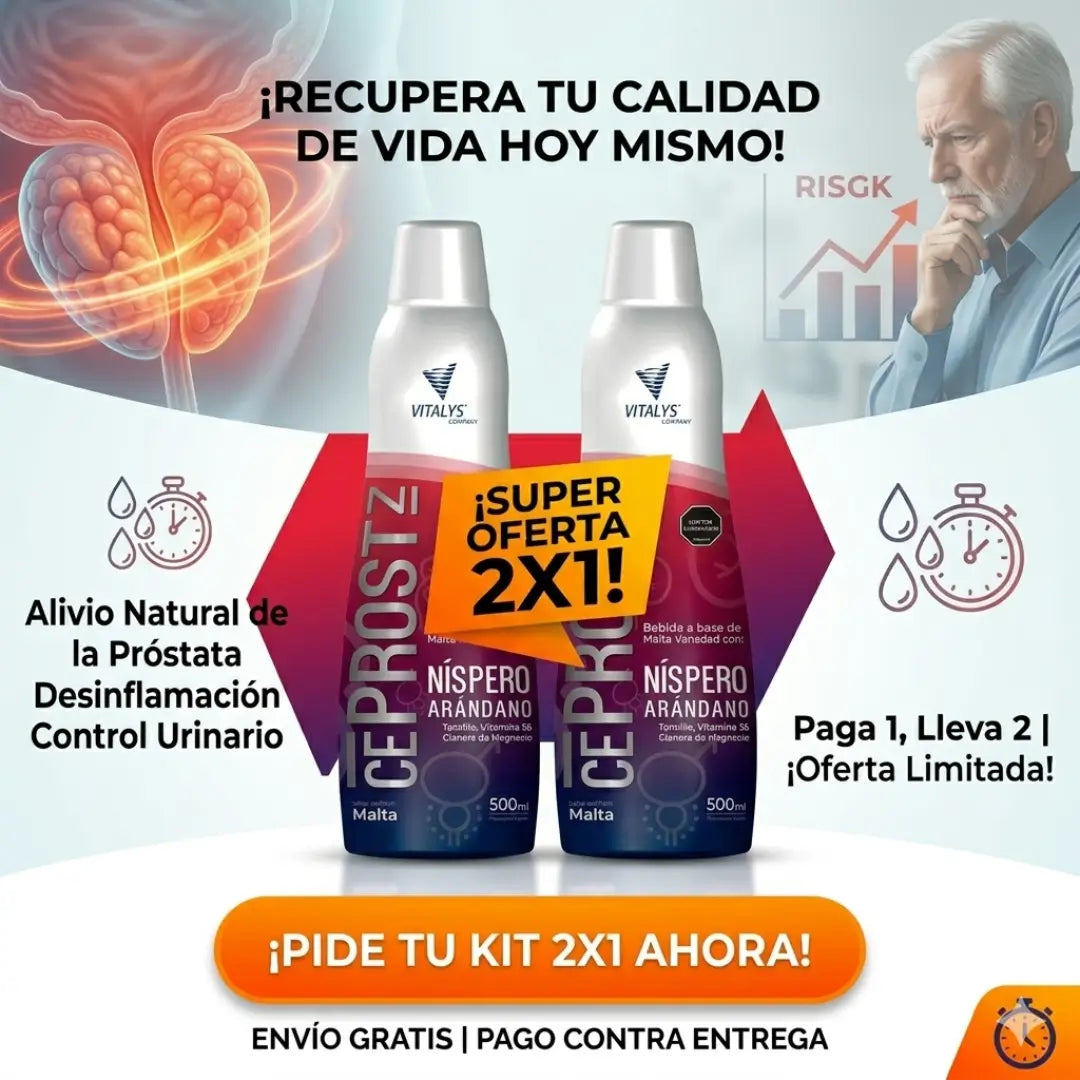 CEPROSTZ 2X1 - El Aliado Natural para tu Bienestar Masculino.