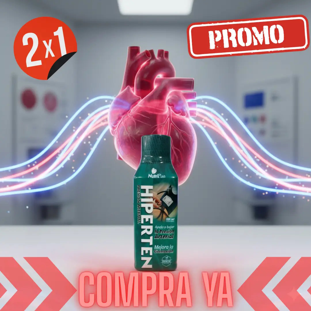 HiperTen® 2x1 - ¡Transforma Tu Salud Hoy! Controla Tu Presión Arterial y Renueva Tu Energía !