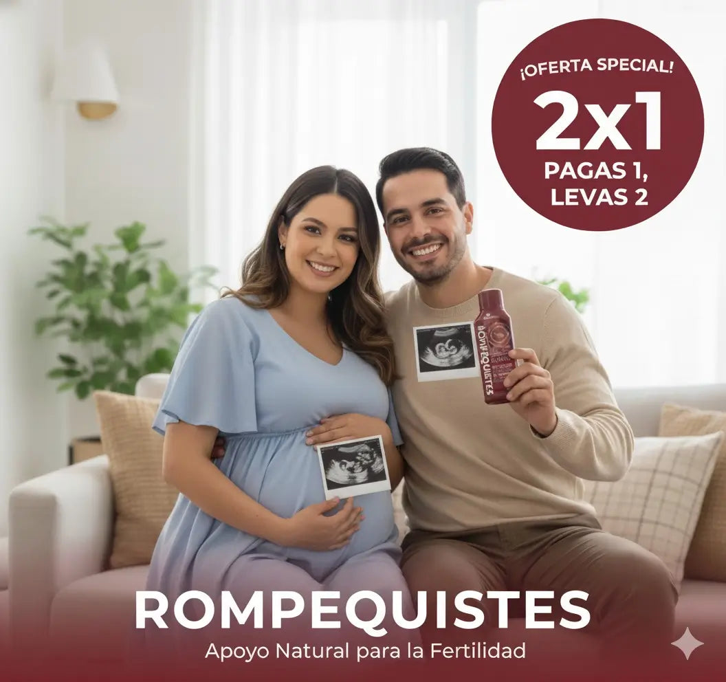 2x1 ROMPEQUISTES 500ML - Rompequistes: La Solución Natural para Mejorar tu Fertilidad y Salud Reproductiva