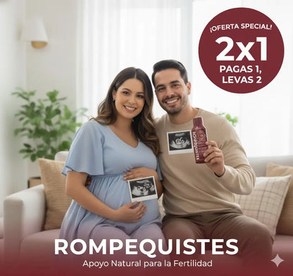 2x1 ROMPEQUISTES 500ML - Rompequistes: La Solución Natural para Mejorar tu Fertilidad y Salud Reproductiva