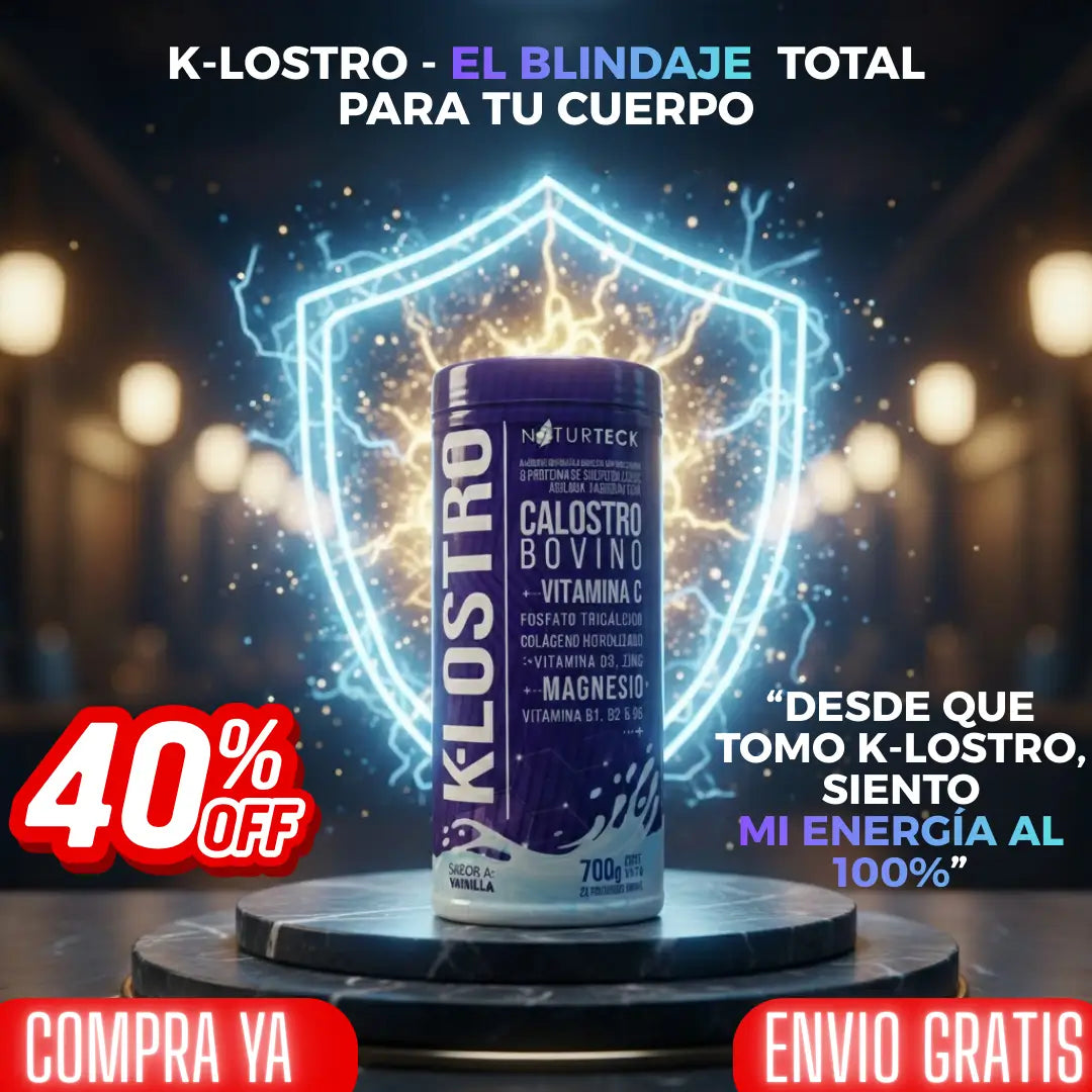 K- LOSTRO® BOVINO - Defensas de Acero y Energía de Sobra en tu Dia a Dia