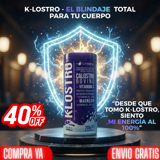 K- LOSTRO® BOVINO - Defensas de Acero y Energía de Sobra en tu Dia a Dia