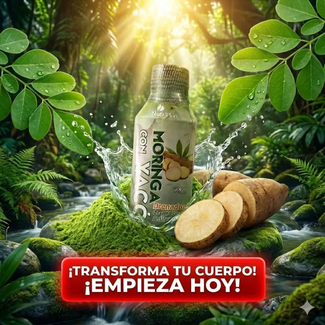 MORINGA CON YACON - El poder del "Arbol de la Vida" para desinflamar y nutrir tu cuerpo.
