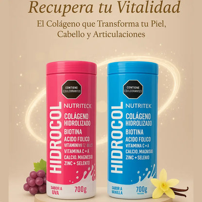 Colageno Hidrolizado (700gr c/u) 2x1 - ¡El Colágeno que Transforma tu Piel, Cabello y Articulaciones!