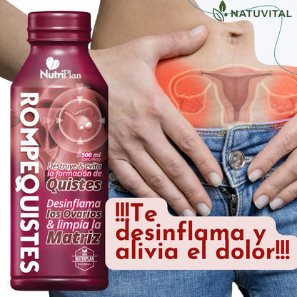 2x1 ROMPEQUISTES 500ML - Rompequistes: La Solución Natural para Mejorar tu Fertilidad y Salud Reproductiva