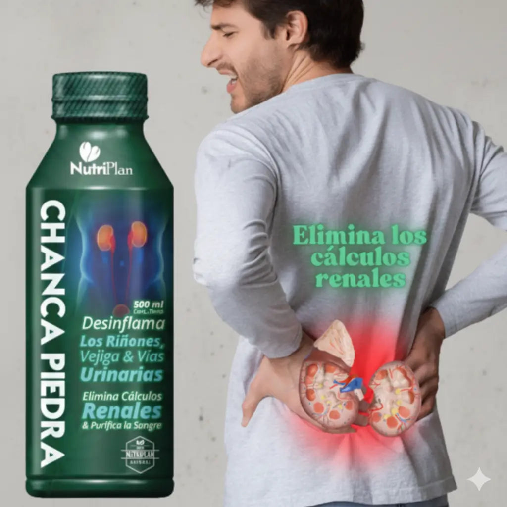 Jarabe Chanca Piedra NutriPlan 500ML 2X1: El limpiador natural para tus riñones y vías urinarias.
