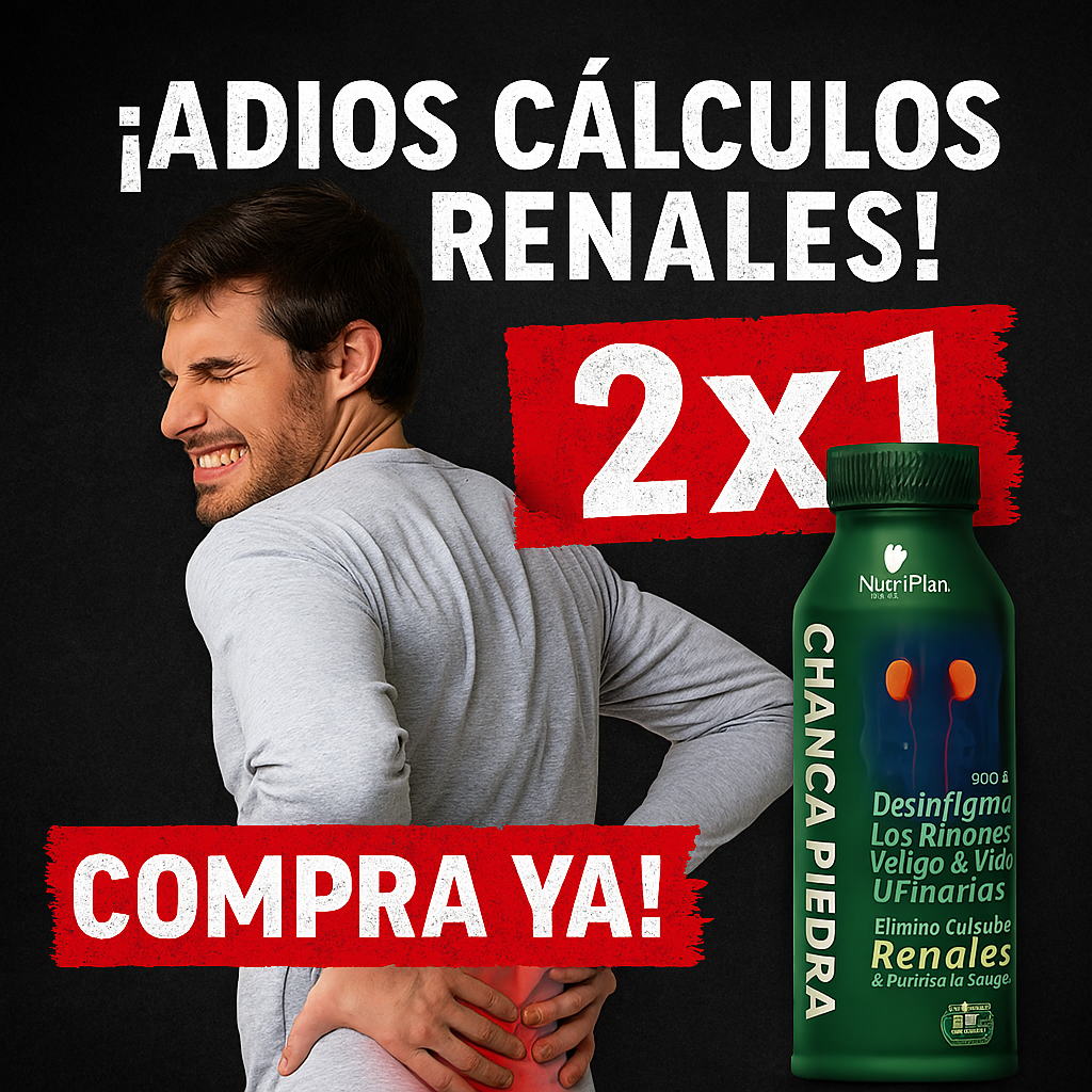 Jarabe Chanca Piedra NutriPlan 500ML 2X1: El limpiador natural para tus riñones y vías urinarias.