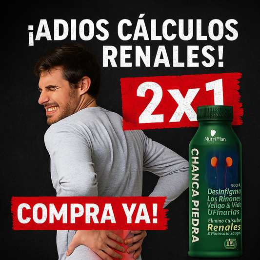 Jarabe Chanca Piedra NutriPlan 500ML 2X1: El limpiador natural para tus riñones y vías urinarias.
